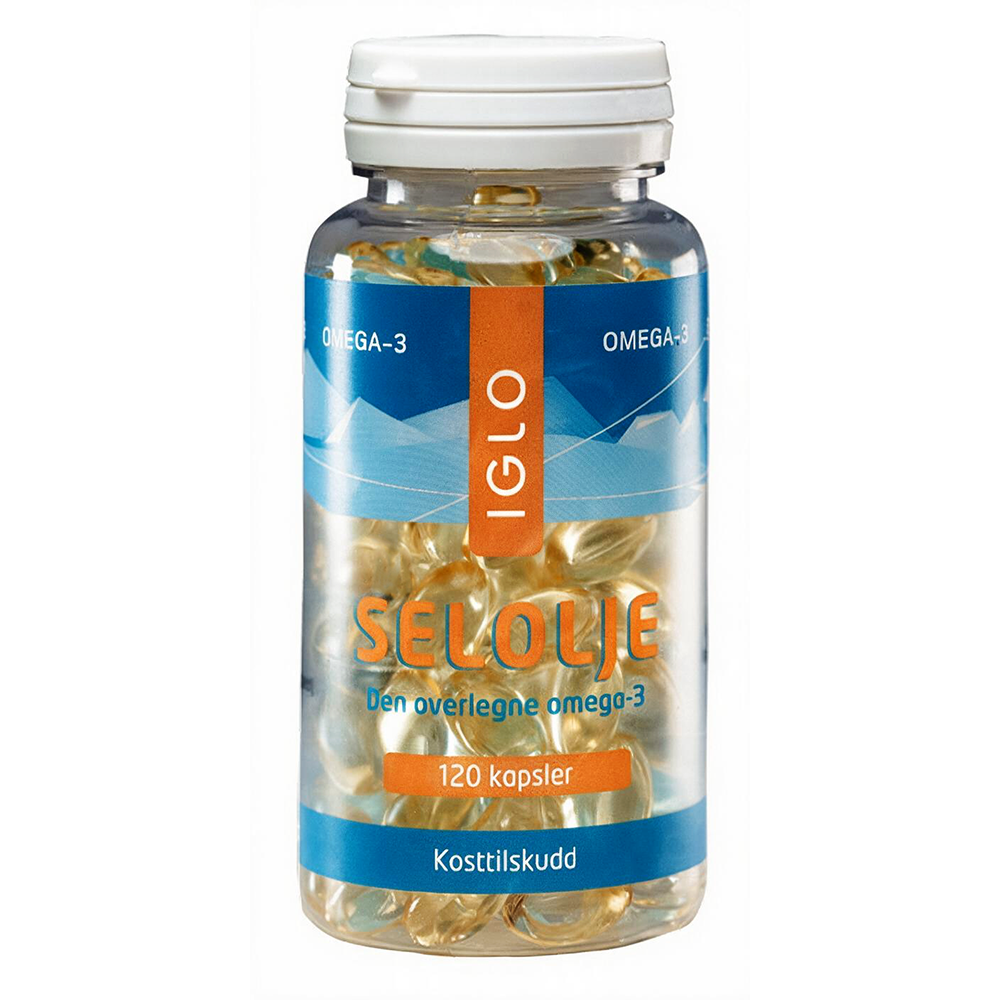 Iglo Selolje – boks med omega-3 kapsler av selolje